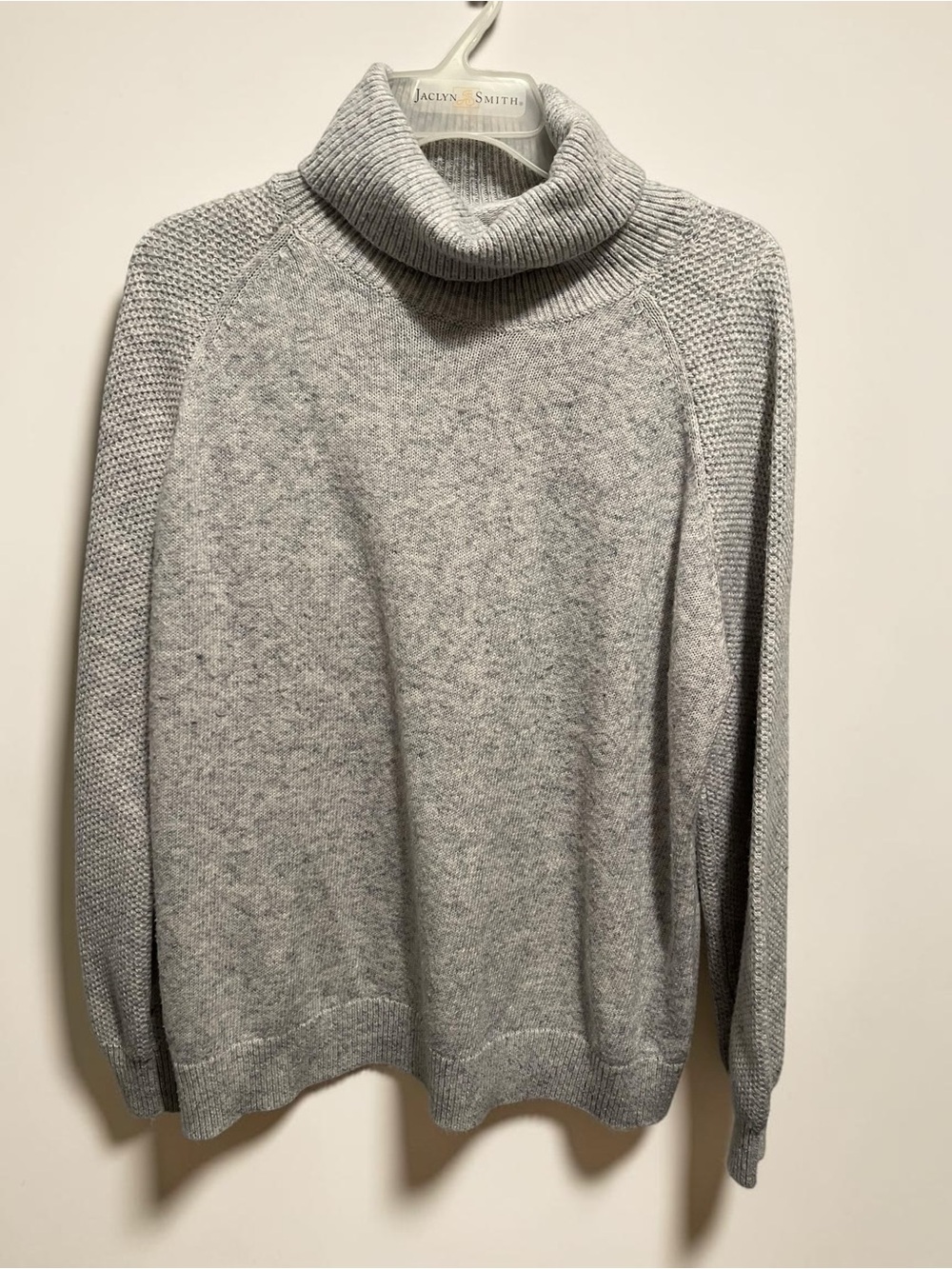 LOFT Light Gray Cowl Neck Sweater Womens Size XL